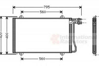 VAN WEZEL 30005219 -  Конденсатор, кондиционер